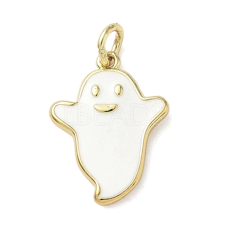 Halloween Theme Brass Enamel Pendants LS-KK-L248-01G-06-1