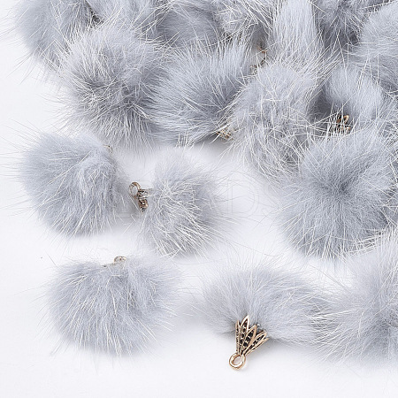 Faux Mink Fur Tassel Pendant Decorations X-FIND-S300-37I-1