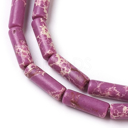 Synthetic Imperial Jasper Beads Strands G-L496-A02-1