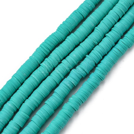 Handmade Polymer Clay Beads Strands CLAY-R089-8mm-Q048-1