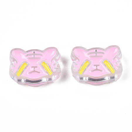 Transparent Acrylic Beads ACRC-T002-01C-1