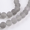 Natural Grey Agate Bead Strands X-G-H055-8mm-3