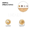 ARRICRAFT Brass Textured Beads KK-AR0001-28-2