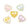 Alloy Enamel Pendants ENAM-D050-12G-1