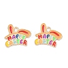 Easter Alloy Enamel Pendants LS-ENAM-I055-01KCG-05-1