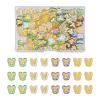 96Pcs 4 Colors Electroplate Transparent Handmade Lampwork Beads LAMP-CW0001-02-1