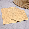 4Pcs 4 Style Paper Heat Press Thermal Transfer Crafts Puzzle DIY-TA0003-58B-5