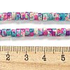 Baking Paint Synthetic Turquoise Beads Strands G-H060-02A-03-5