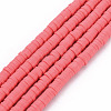 Handmade Polymer Clay Bead Strands X-CLAY-T002-4mm-72-1