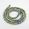 Electroplate Non-magnetic Synthetic Hematite Beads Strands G-J212D-02-2