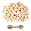 Wood Beads WOOD-FH0002-29A-1