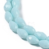 Opaque Solid Color Beads Strands EGLA-N013-P6mm-D11-3
