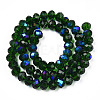 Electroplate Glass Beads Strands EGLA-A034-T2mm-L27-3