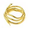 Adjustable Iron Snake Wrap Bangles LS-BJEW-U004-03A-G-3