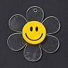 Transparent Acrylic Big Pendants OACR-P012-A06-2
