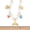 Ocean Brass Pave Cubic Zirconia and Enamel Sea Animals Pendant Necklaces KK-CBA4547-03C-G-6