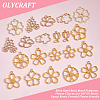 Olycraft 22Pcs 11 Styles Alloy Open Back Bezel Pendants FIND-OC0002-83-4