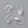 304 Stainless Steel Leverback Earring Settings LS-STAS-F191-03S-14mm-1