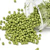 8/0 3mm Baking Paint Glass Seed Beads Loose Spacer Beads X-SEED-S002-K9-1