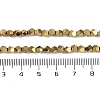 Electroplated Synthetic Non-magnetic Hematite Beads Strands X-G-A234-G03-01G-4