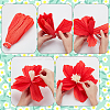 20Pcs 20 Styles Crepe Paper Flowers Decoration for Wall AJEW-WR0001-94-3