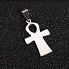 Tarnish Resistant 201 Stainless Steel Ankh Cross Pendants STAS-I032-008-1