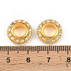 Big Hole Zinc Alloy Pave Grade A Crystal Rhinestone Rondelle Beads ALRI-O007-G01-4
