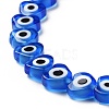 Handmade Evil Eye Lampwork Beads Strands LAMP-F023-B12-4