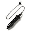 Natural Obsidian Pointed Dowsing Pendulums G-F758-F05-P-1