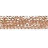 Transparent Electroplate Glass Beads Strands EGLA-A039-T2mm-B12-1