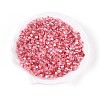 Transparent Spray Painted Glass Beads EGLA-N018-4mm-07-1