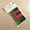 12 Skeins 12 Colors 6-Ply Polycotton(Polyester Cotton) Embroidery Floss PW22063000754-1