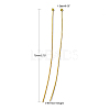 Brass Ball Head Pins LS-X-RP0.6x70mm-G-5