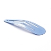 Baking Painted Alloy Snap Hair Clips Findings PHAR-M012-02-4