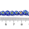 Handmade Millefiori Lampwork Beads Strands LAMP-G164-11B-4