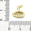 Brass Micro Pave Cubic Zirconia Pendants KK-H475-26B-01G-3