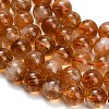 Hearted Natural Citrine Beads Strands GG-T002-A02-10mm-3