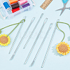 6Pcs 3 Styles Nickel Galvanizing Quick & Easy Drawstring Threader Tool TOOL-DC0001-09-4