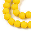 Opaque Glass Beads Strands GLAA-T032-P6mm-MD08-2