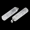 Natural Quartz Crystal Pendants G-E603-02P-05-4