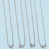 12Pcs 4 Styles 304 Stainless Steel Cable Chain Necklace Making STAS-SC0010-23P-7