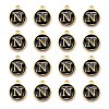 Golden Plated Alloy Charms X-ENAM-S118-02N-2