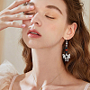 12Pcs 2 Colors Alloy Micro Pave Cubic Zirconia Charms FIND-BBC0003-42-5