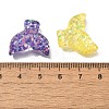 Transparent Marine Organism Resin Cabochons RESI-H035-05A-3