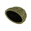 Tibetan Style Alloy Bead Cones LS-TIBE-00748-AB-FF-2