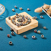 Kissitty 58pcs 29 style Alloy Rhinestone European Beads MPDL-KS0001-03-7