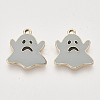 Light Gold Plated Alloy Pendants LS-ENAM-T009-36B-1