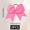 2Pcs Rubber Hair Ties MRMJ-SC0001-49E-2