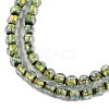 Handmade Foil Lampwork Beads Strands FOIL-K003-06B-11-3