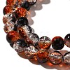 Crackle Glass Beads Strands CCG-C002-8mm-02-3
